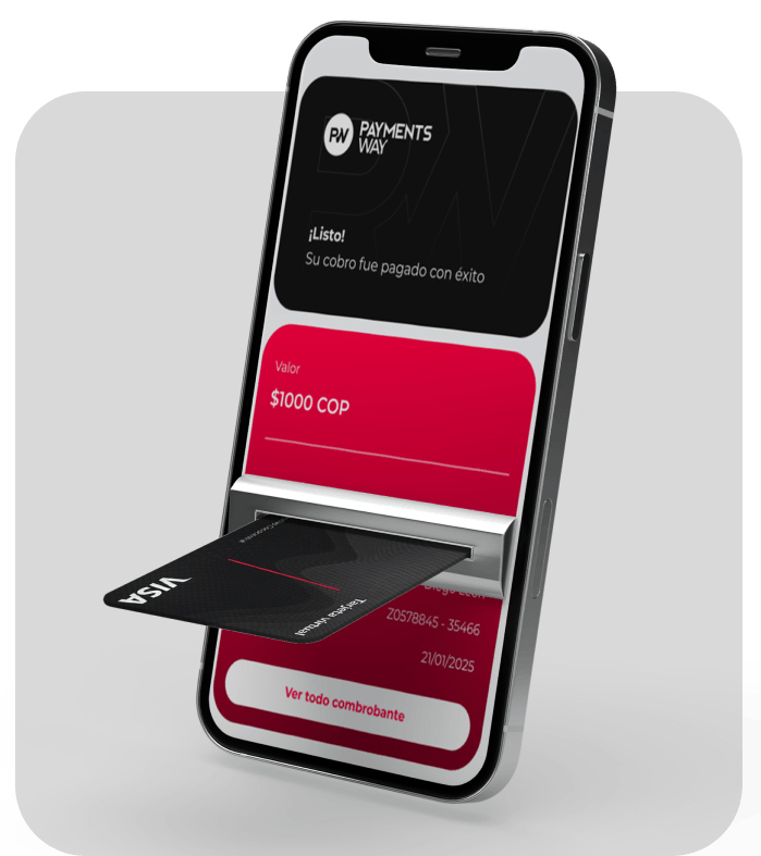 App Payments Way ejecutando una transferencia